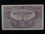10 Kč 1927 série B 029, perf. SPECIMEN