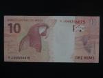BRAZÍLIE, 10 Reais 2016 - série E, BNB. B876c, Pi. 254c