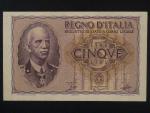 5 Lire 1939, BNB. B314a, Pi. 28
