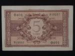5 Lire 1944 série 0401, BNB. B318b, Pi. 31b