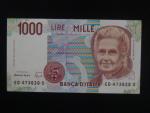 1000 Lire 1990, podpis Fazio/Speziali, BNB. B465b, Pi. 114b