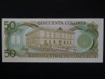 KOSTARIKA, 50 Colones 1987, BNB. B536a, Pi. 253