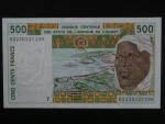 ZÁPADNÍ AFRIKA, TOGO, 500 Francs 2002 T, BNB. B115Tl, Pi. 810Tl