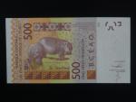 ZÁPADNÍ AFRIKA, TOGO, 500 Francs 2013 T, BNB. B120Tb, Pi. 814Tb
