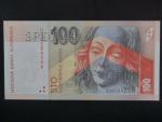 100 Sk 2004 série U, 2x vodorovná perf. SPECIMEN