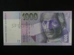 1000 Sk 1993 série G, 2x vodorně zrcadlově perf. SPECIMEN