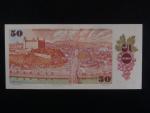 50 Sk/Kčs 1987 série F 25 kolkovaná, sériová čísla blíž u sebe