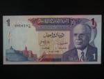 TUNIS, 1 Dinar 1972, BNB. B511a, Pi. 67