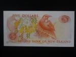 NOVÝ ZÉLAND, 5 Dollars 1981, série JBM, BNB. B118a, Pi. 171