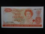 NOVÝ ZÉLAND, 5 Dollars 1989, série JHG, BNB. B118c, Pi. 171
