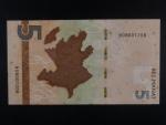 AZERBAJDŽÁN, 5 Manat 2022, BNB. B409b