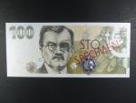 Engliš, 100 Kč 2022 série EK 00 anulát s červeným přetiskem SPECIMEN, (V1)