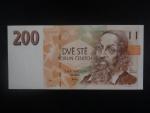 200 Kč 1993 série A 49 proužek Kč, bílý papír