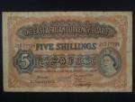 VÝCHODNÍ AFRIKA, 5 Shillings 1955, BNB. B223c, Pi. 33