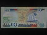 VÝCHODOKARIBSKÉ STÁTY, 10 Dollars 2012, BNB. B236a, Pi. 52