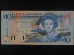 VÝCHODOKARIBSKÉ STÁTY, 10 Dollars 2004 (Dominica), BNB. B227d, Pi. 43