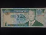 FIDŽI, 2 Dollars 20OO pamětní - milénium, BNB. BNP501a