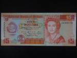 BELIZE, 5 Dollars 1990, BNB. B311a, Pi. 53