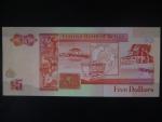 BELIZE, 5 Dollars 1990, BNB. B311a, Pi. 53