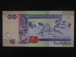BELIZE, 2 Dollars 2017, BNB. B324f, Pi. 66