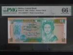 BELIZE, 1 Dollar 1990 - PMG 66, BNB. B309a, Pi. 51