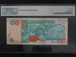 BELIZE, 1 Dollar 1990 - PMG 66, BNB. B309a, Pi. 51