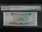 BELIZE, 1 Dollar 1980 - PMG 65, BNB. B201a, Pi. 38a