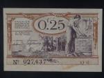 Nouzová poukázka 25 Centimes (0,25 Franc) 1918