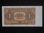 1 Kčs 1953 série DM, tiskárna Goznak Moskva