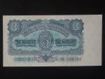 3 Kčs 1953 série AS, tiskárna Goznak Moskva