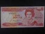 VÝCHODOKARIBSKÉ STÁTY, 1 Dollar 1986 (Sv. Lucie), BNB. B201l, Pi. 17