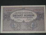 10 Kč 15.4.1919, serie O