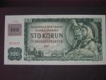 100 Kč 1961 s. Z, kolek, Baj. CZ 1b, Pi. 1
