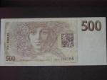 500 Kč 1993 s. Z, Baj. CZ 7a, Pi. 7