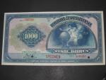 1000 Kč 15.4.1919, serie B anulát, přetisk SPECIMEN