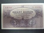 10 Kčs 2.1.1927 série B 016