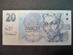 20 Kč 1994 s. A s orig. podpisem Oldřicha Kulhánka
