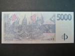 5000 Kč 2009 série C 01 první série