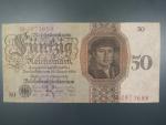 Německo, 50 RM 1924 série B, podtiskové písmeno R