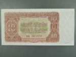 10 Kčs 1953, tiskárna STC Praha, perf. 3md