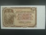 100 Kčs 1953 série CE, tiskárna Goznak Moskva