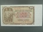 100 Kčs 1953 série CH, tiskárna Goznak Moskva