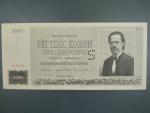 5000 Kčs 1.11.1945 série 09 A, perf. S