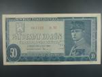 50 Kčs 3.7.1948, serie A 32, perforace S
