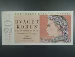 20 Kčs 1.5.1949, série A 20, perforace 3md