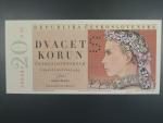 20 Kčs 1.5.1949, série B 09, perforace S