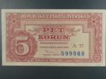 5 Kčs 25.1.1949 série 37