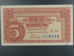 5 Kčs 25.1.1949 série 16, perf. 3md
