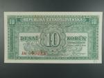 10 Kčs 4.4.1950 série Jb, perf. 3md