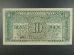 10 Kčs 4.4.1950 série Sb, perf. 3md